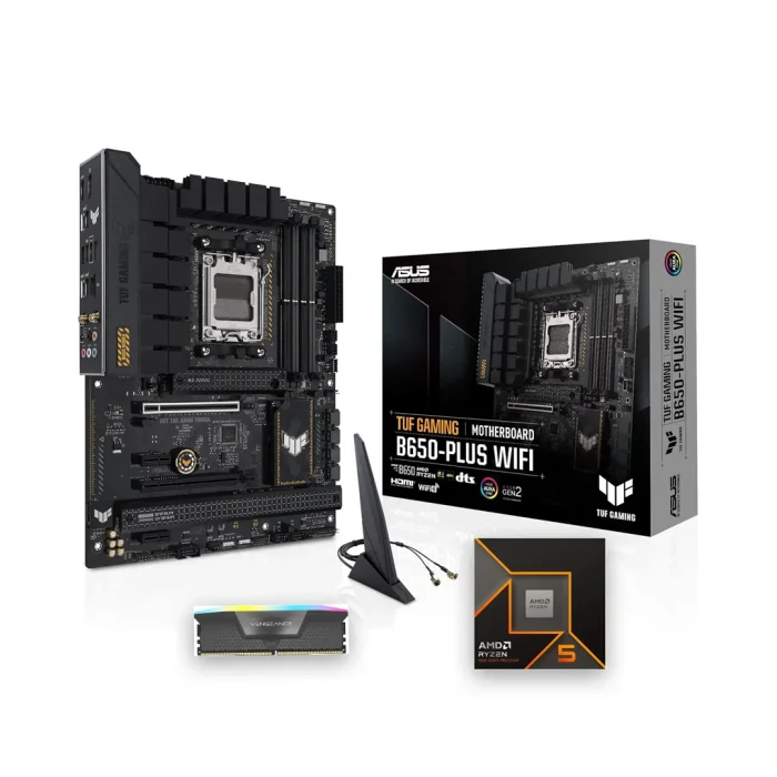 Kit scheda madre - processore - RAM : Asus TUF Gaming B650-Plus WiFi - Ryzen 5 9600X - 16GB DDR5 6000mhz